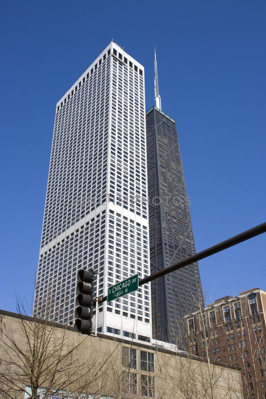 Chicago Avenue in Chicago, Il.