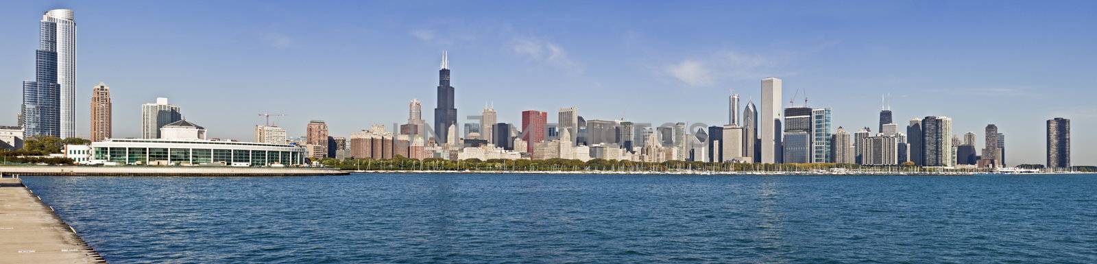 XXXL panorama of Chicago by benkrut