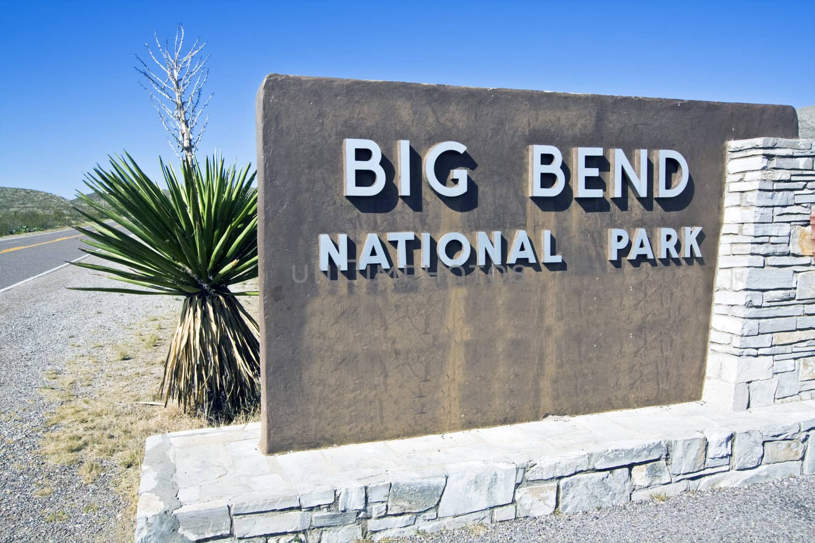 Big Bend National Park - welcome sign