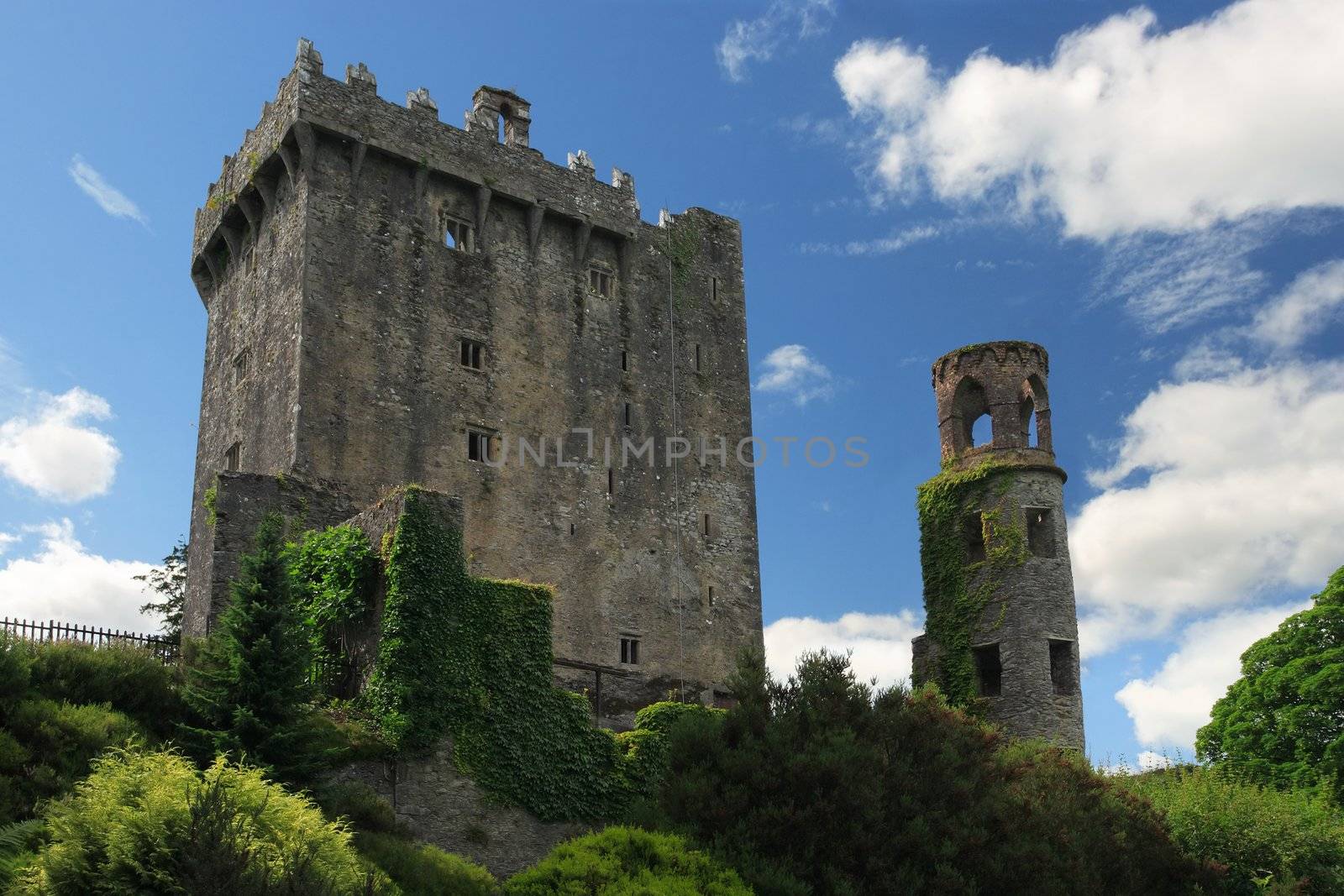 Blarney Castle of Ireland - famous for the Kiss the Blarney Stone tale.
