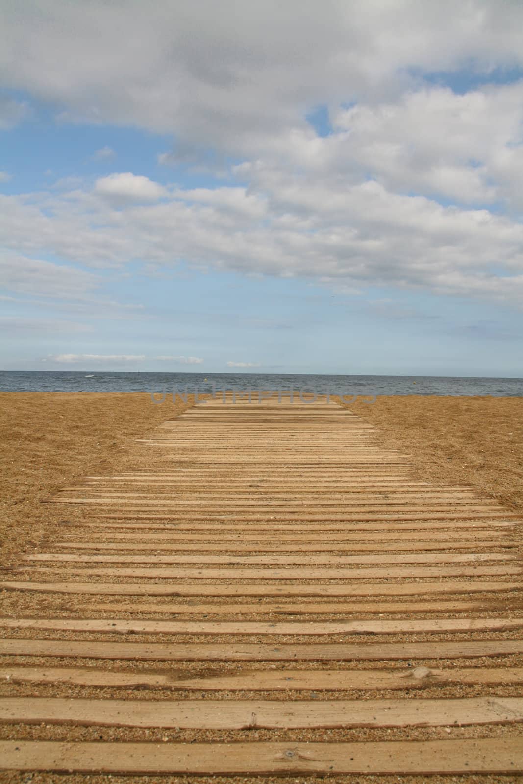 path on the sand by nile