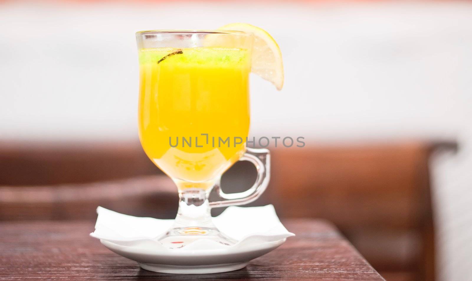 Hot lemon punch