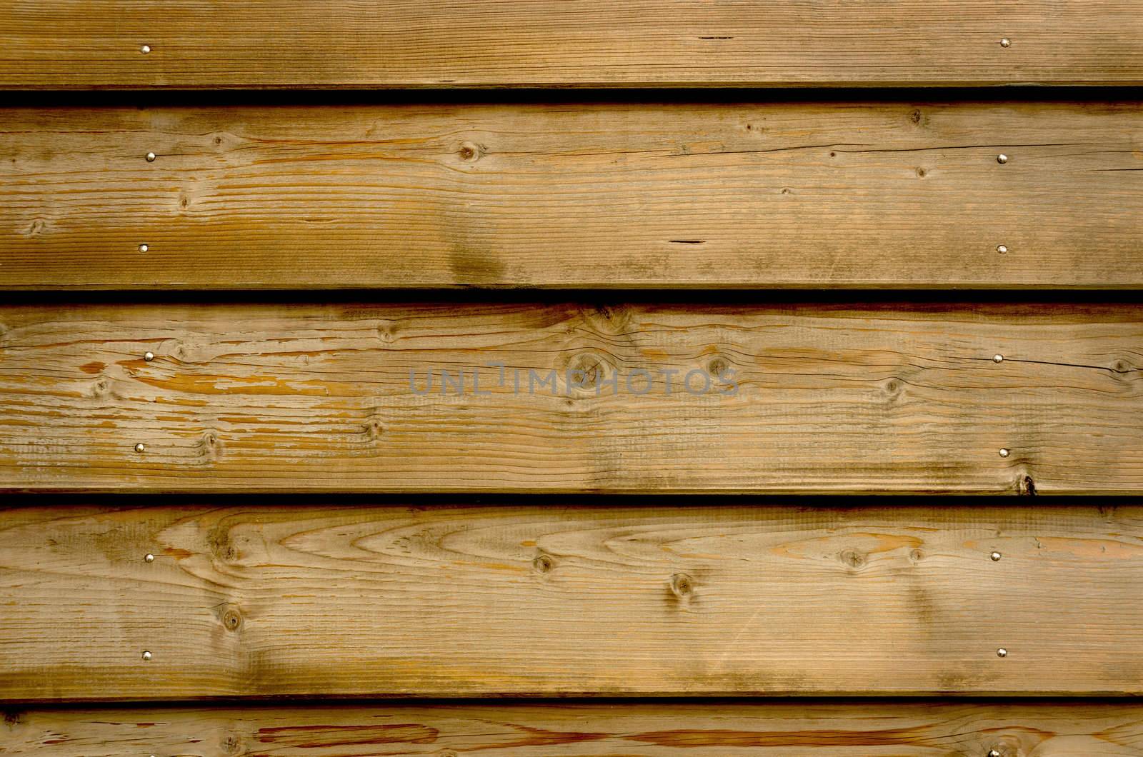 rustic wooden wall with horizontal boards