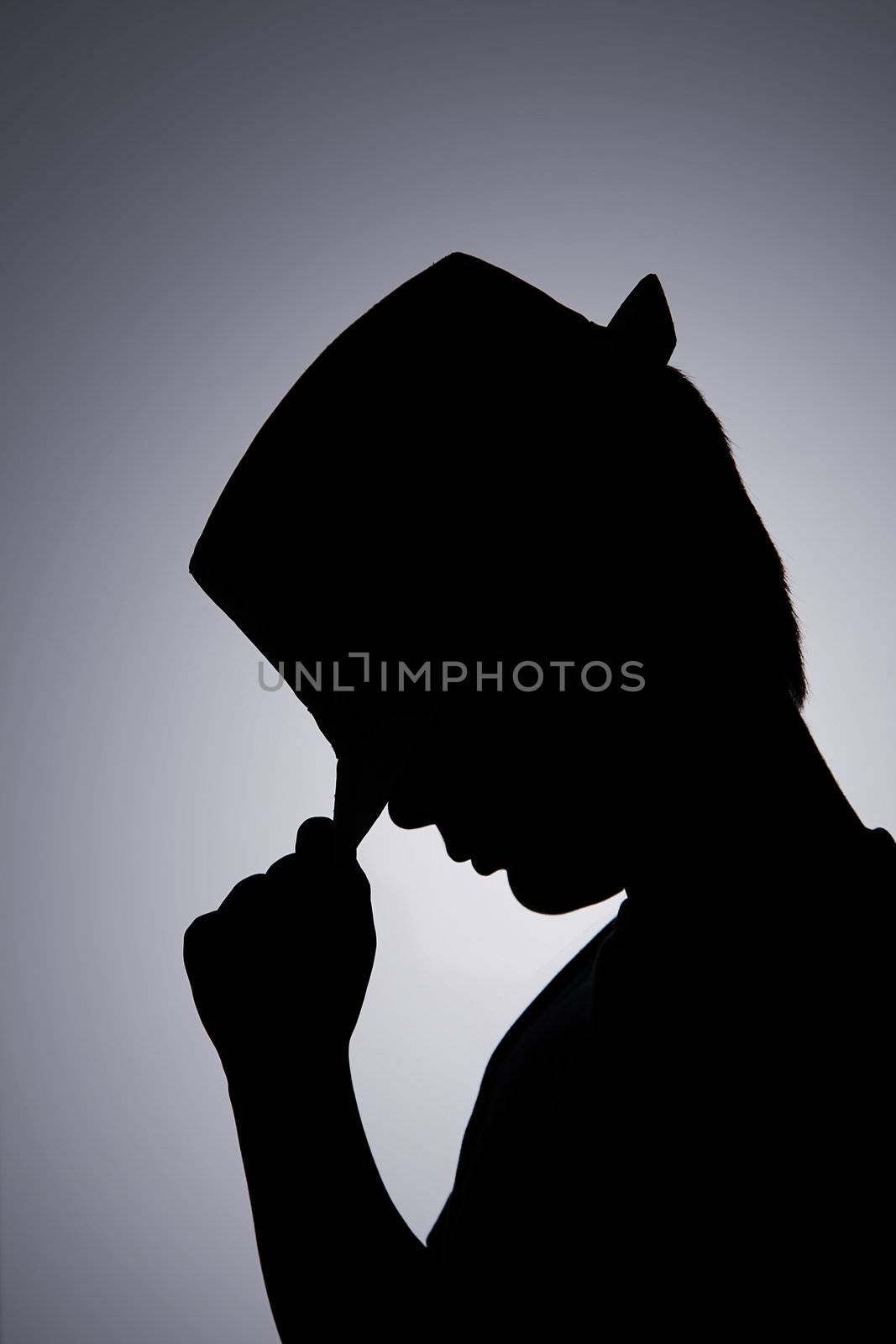 silhouette of a pop boy by Hasenonkel