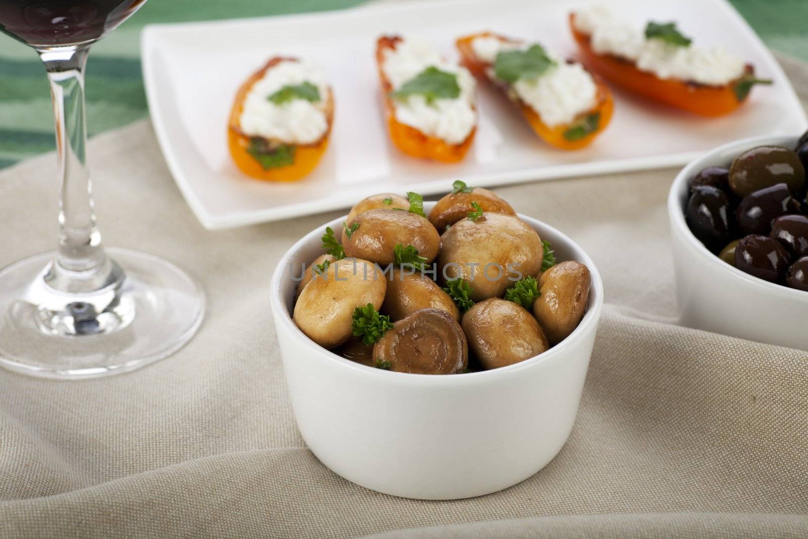 Marinated Mushroom Tapas by charlotteLake