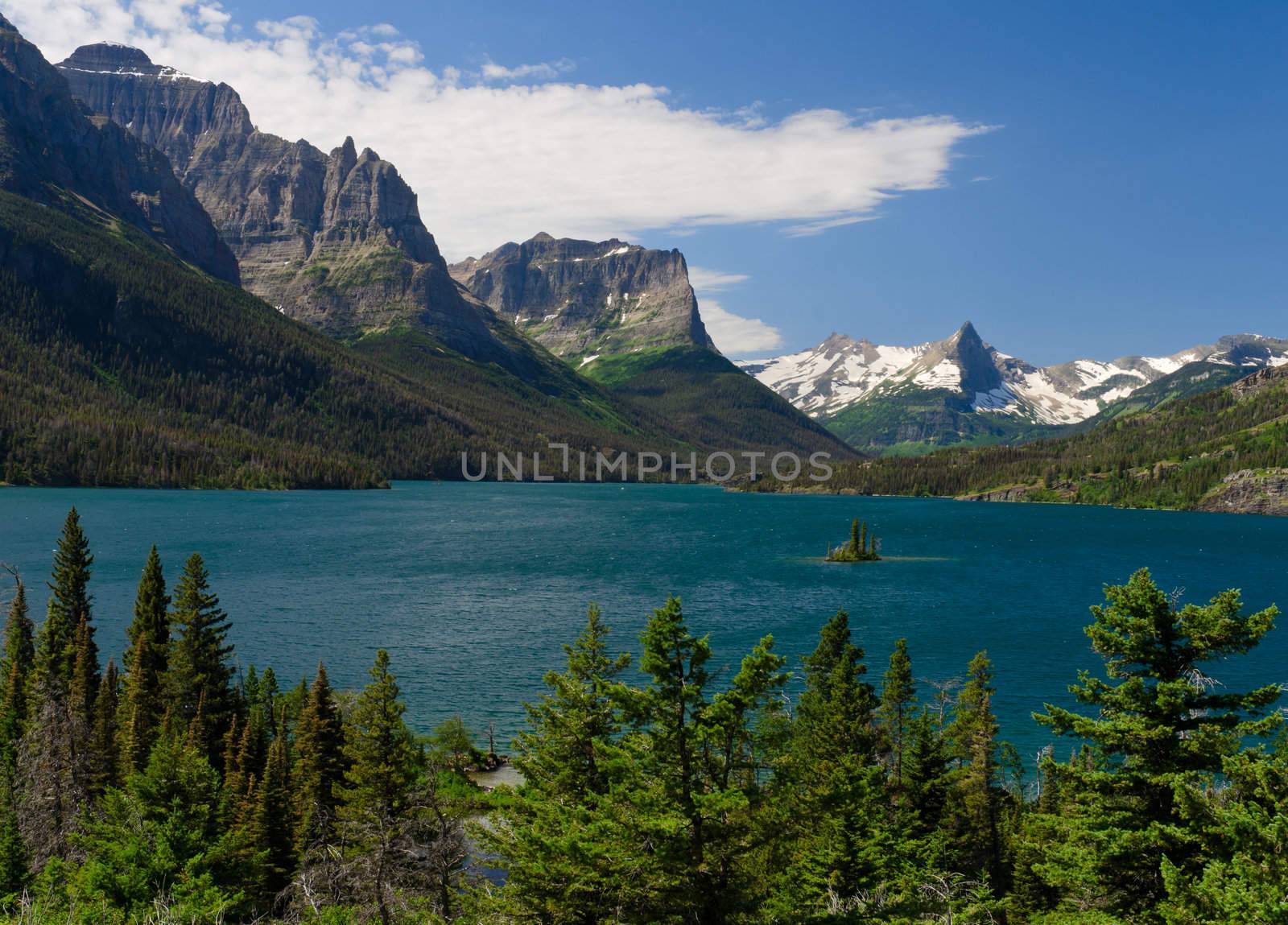 St. Mary Lake, Glacier National Park, Glacier County, Montana, USA by CharlesBolin