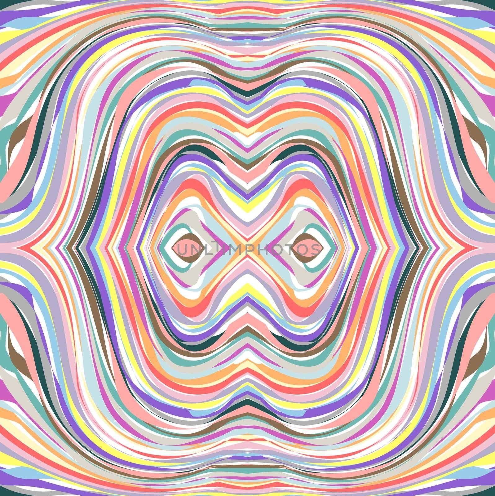 abstract stripe made tunnel, vector art illustration
