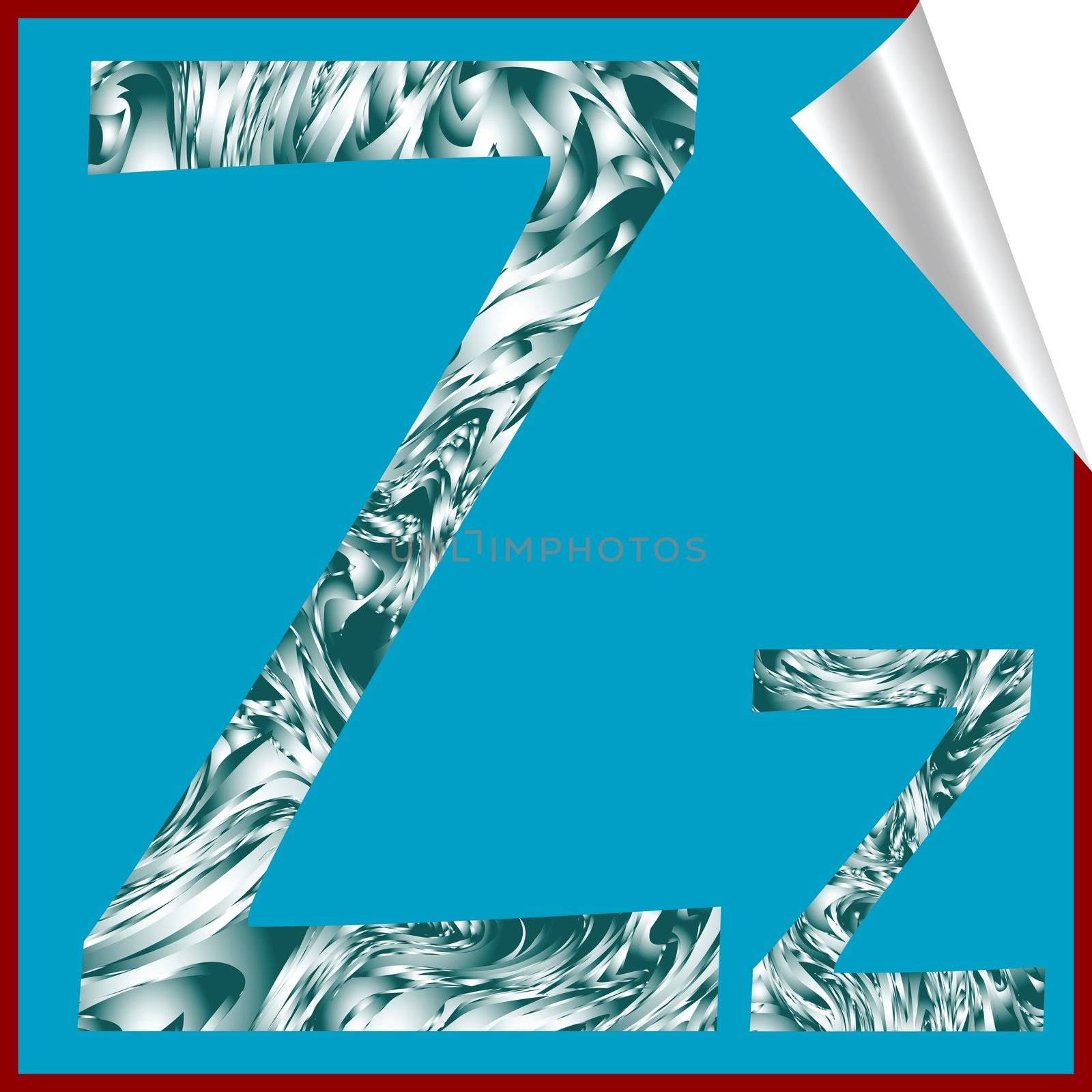 alphabet letter Z sticker by robertosch