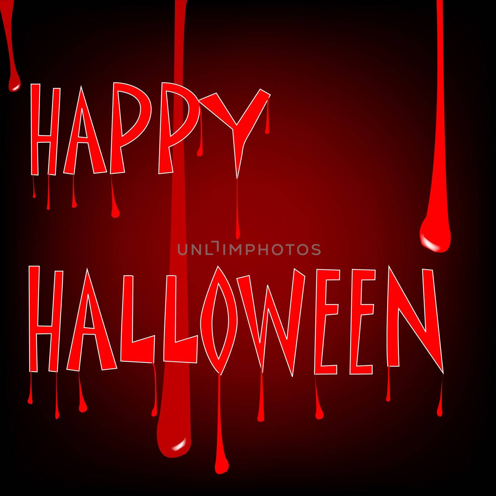 bloody halloween, vector art illustration; more drawings in my gallery