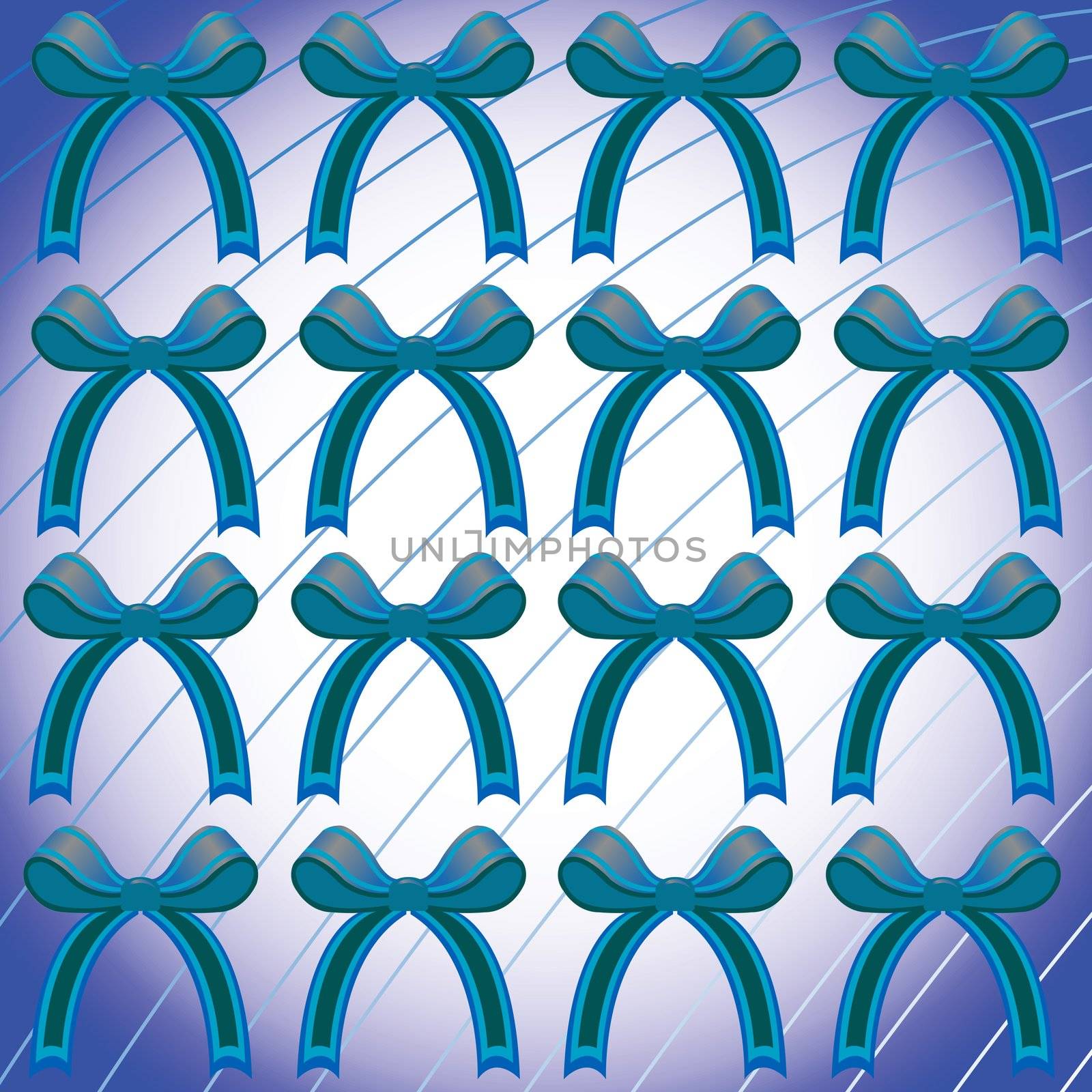 blue ribbon pattern, vector art illustration