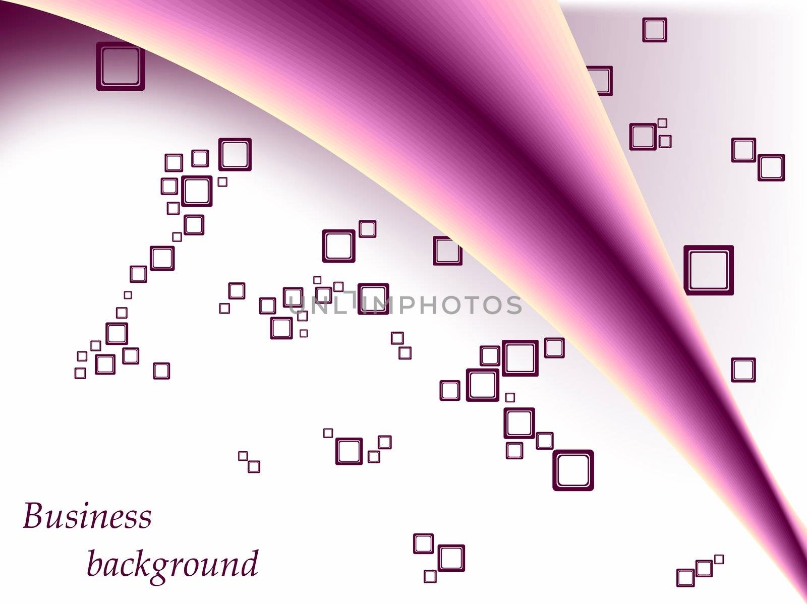 business purple squares background, abstract vector art illustration