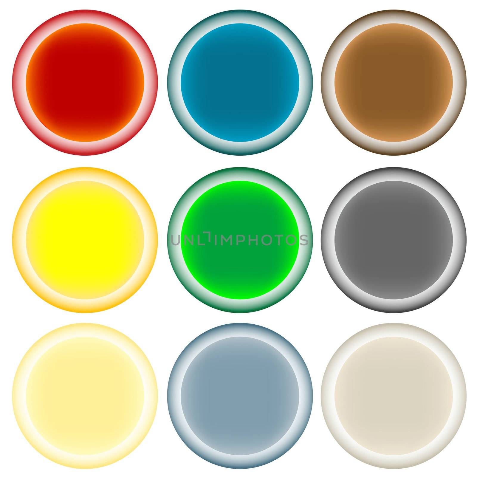 buttons for web, vector art illustration; more buttons in my gallery