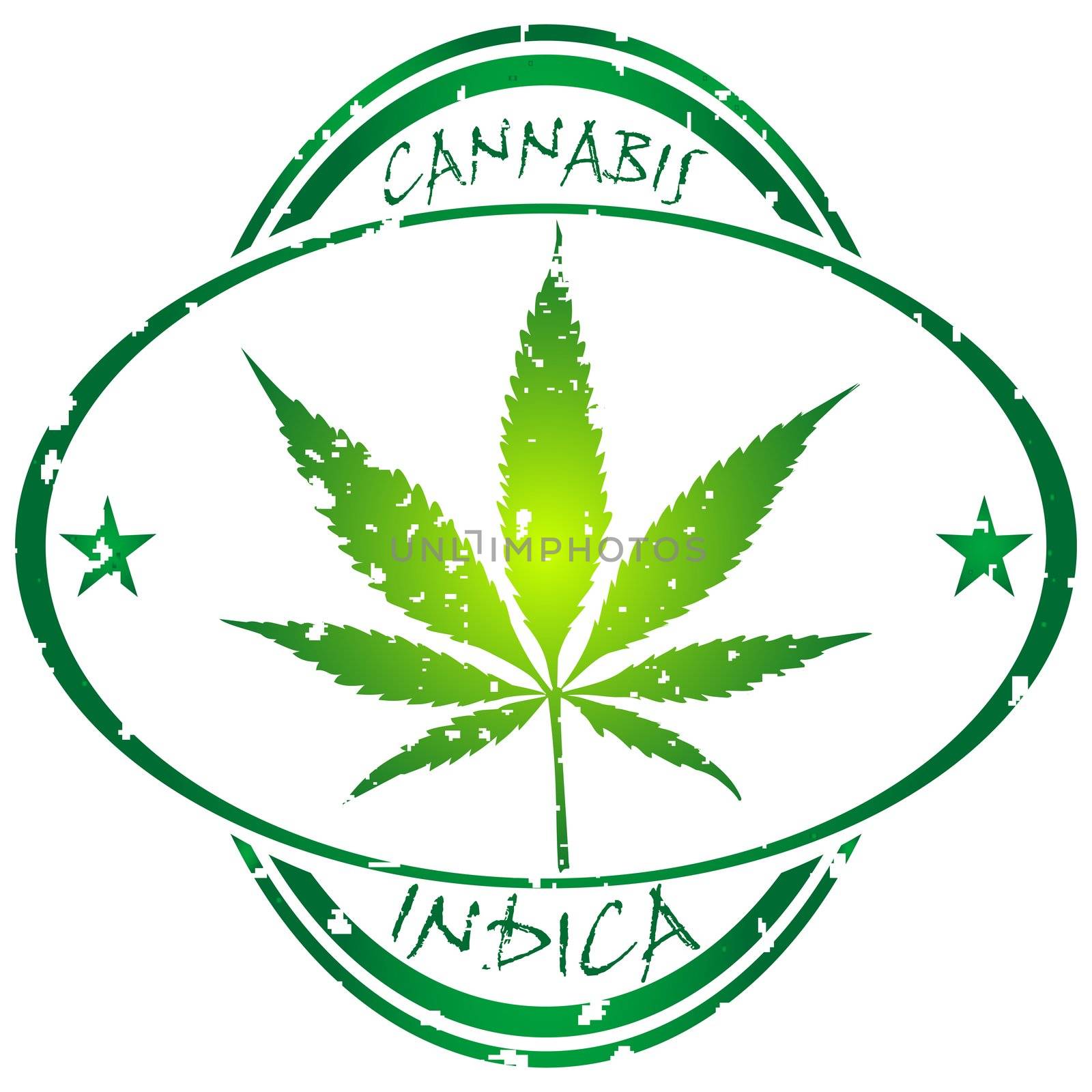 cannabis stamp by robertosch