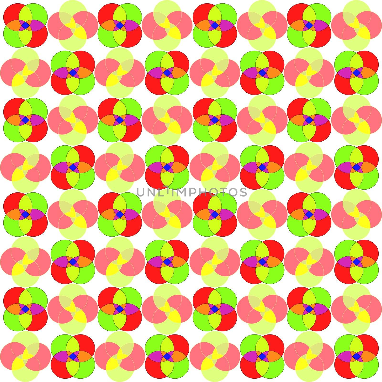 circles seamless abstract pattern by robertosch