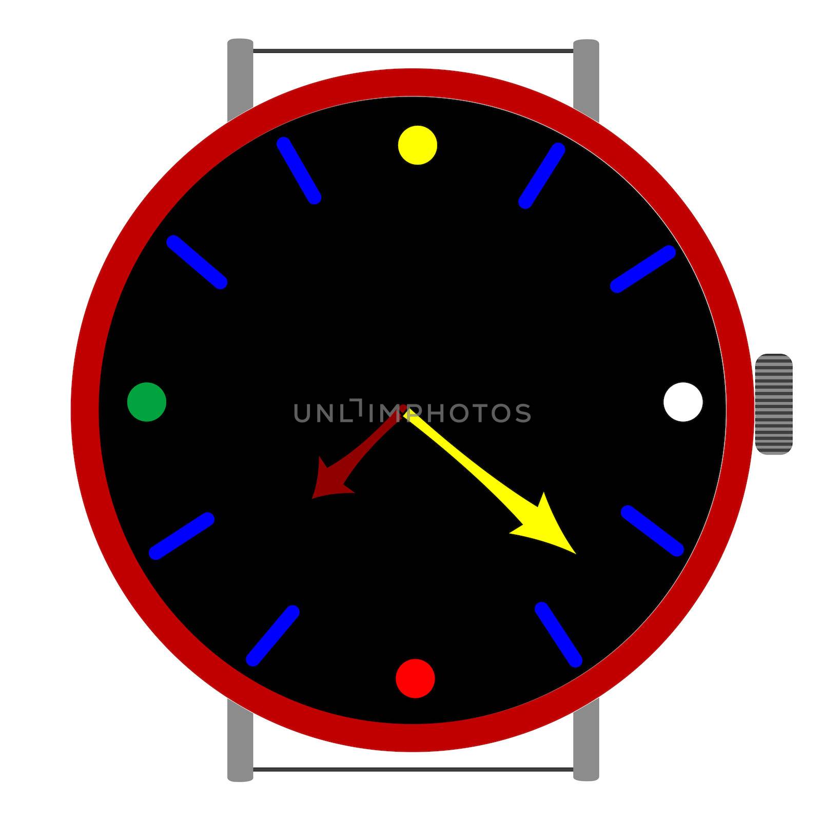 clock in colors by robertosch