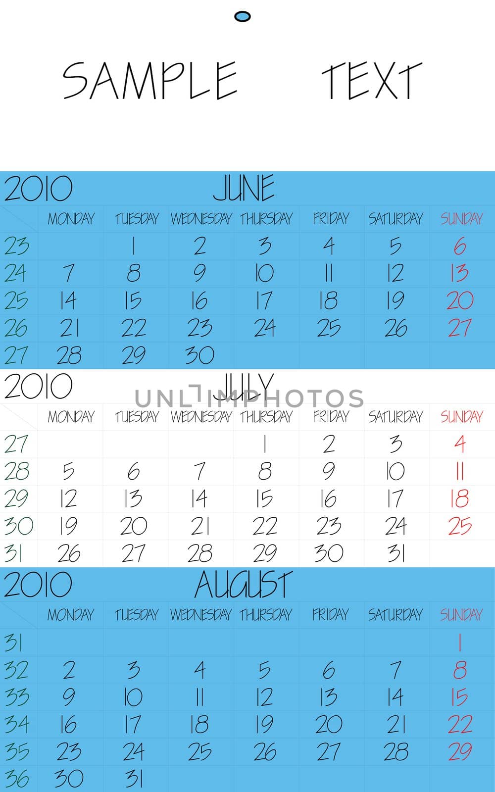 english calendar 2010 july by robertosch