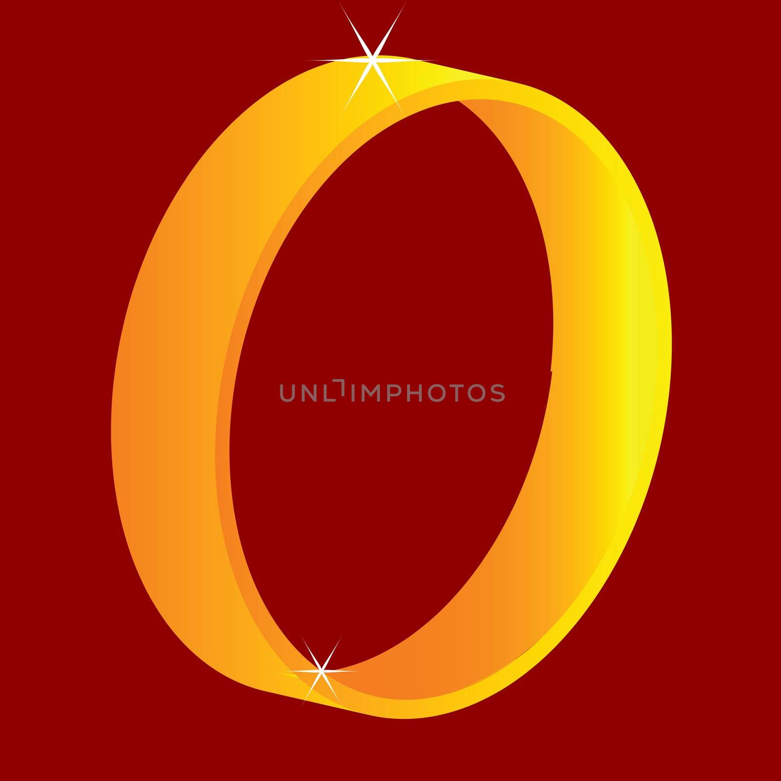 golden ring, vector art illustration; more drawings in my gallery