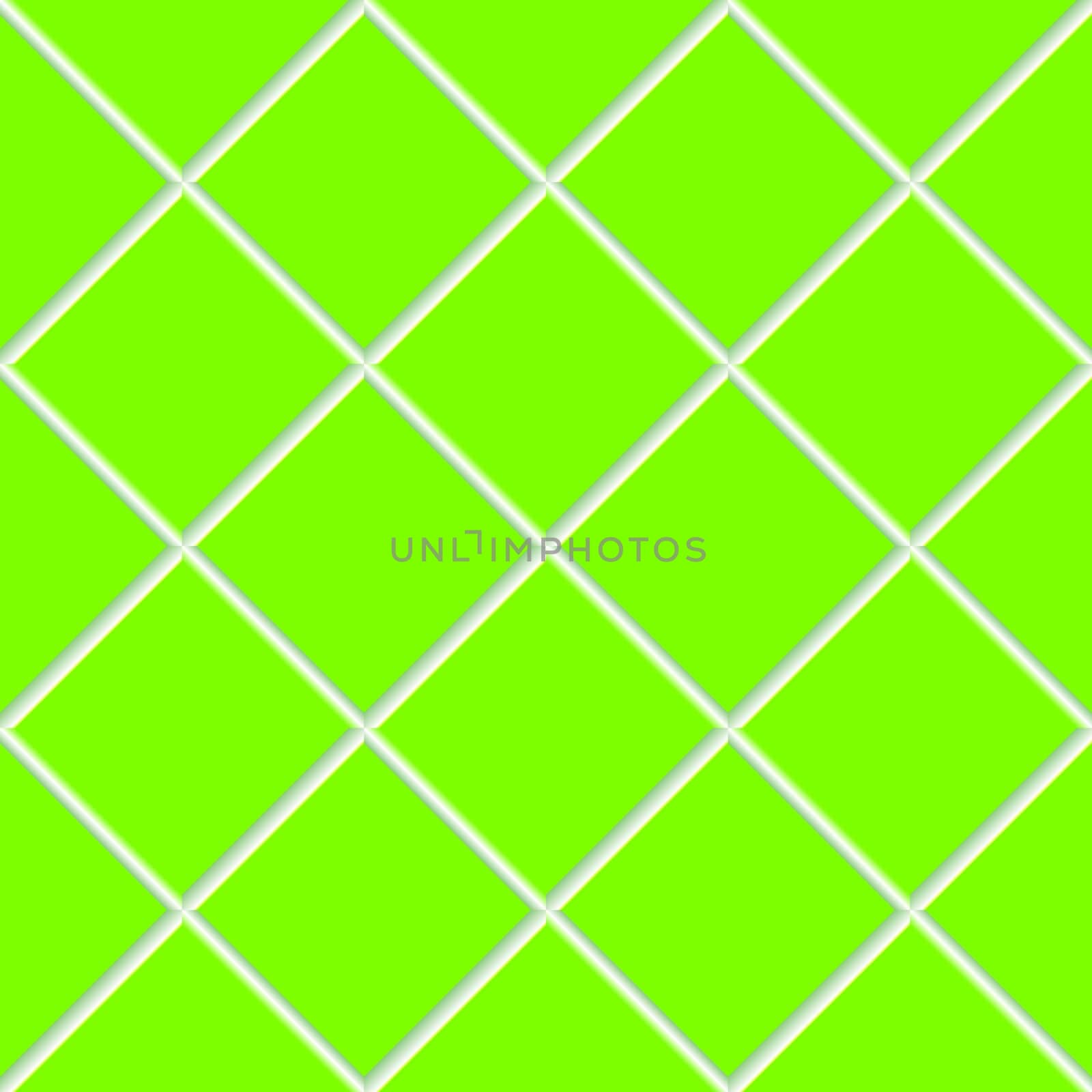 green seamless ceramic tiles, abstract texture; vector art illustration