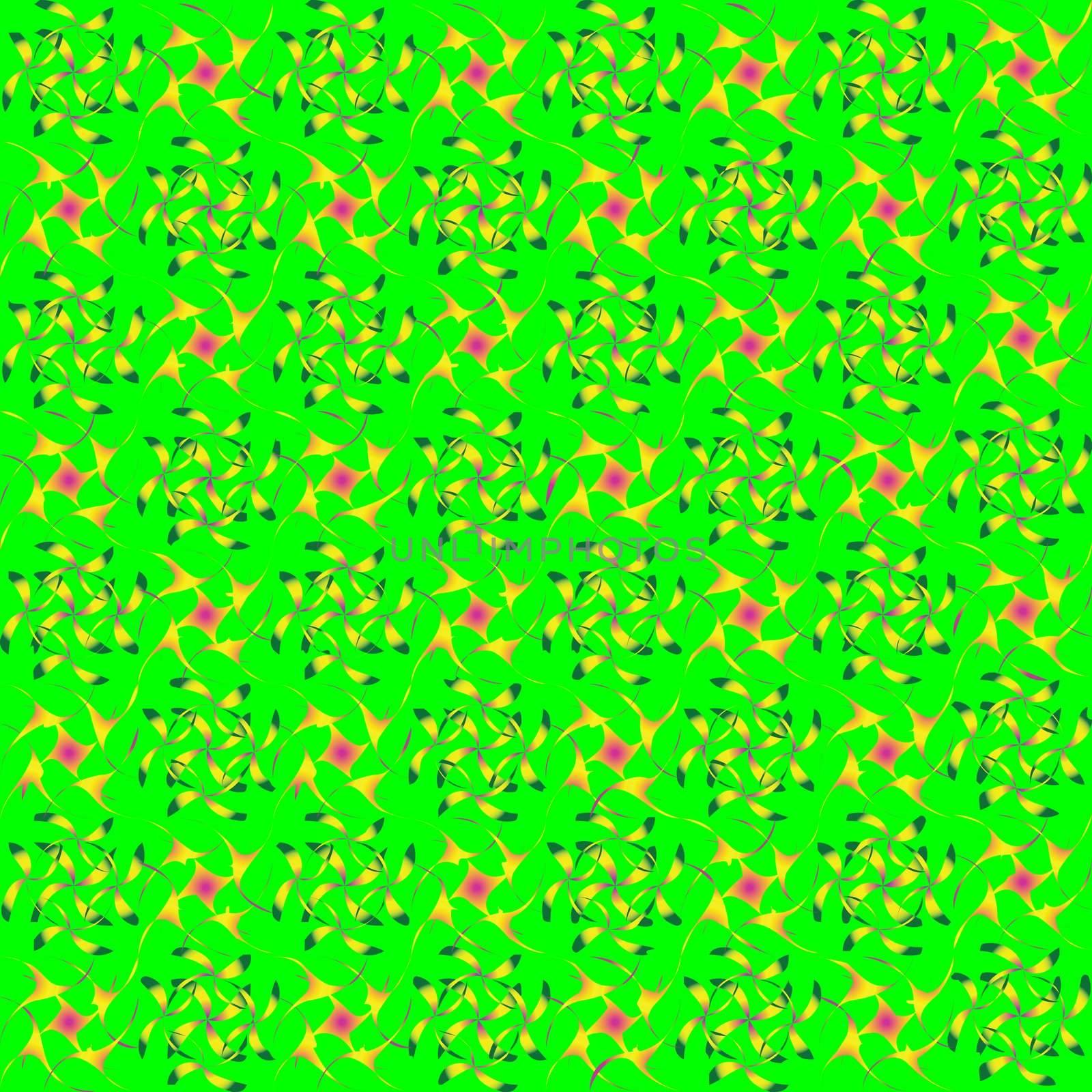 green, yellow and purple pattern texture