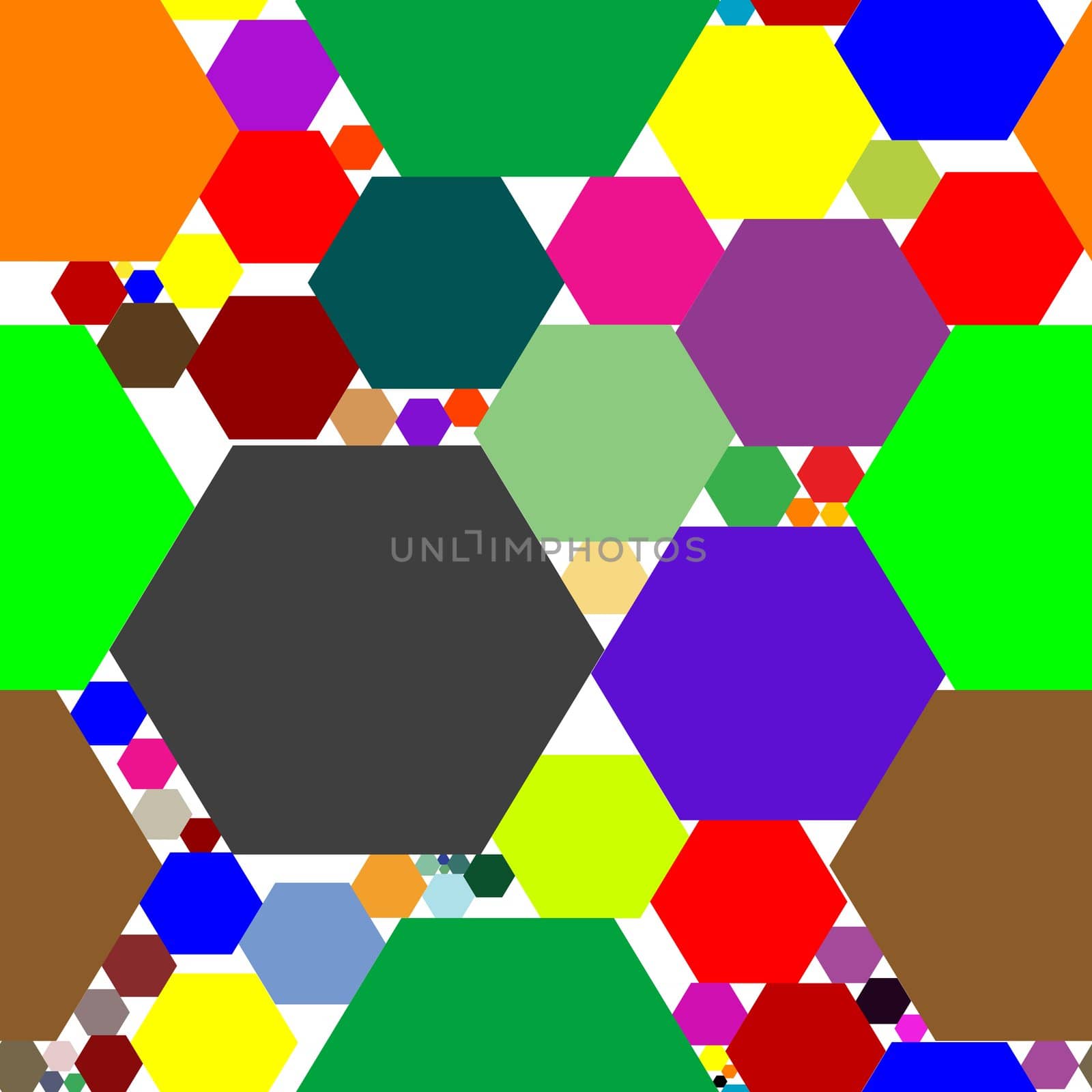 hexagon seamless pattern by robertosch