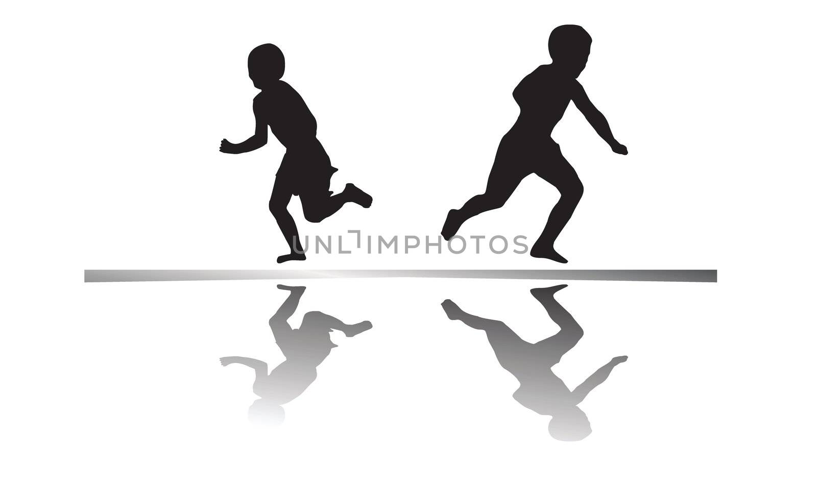 kids running by robertosch