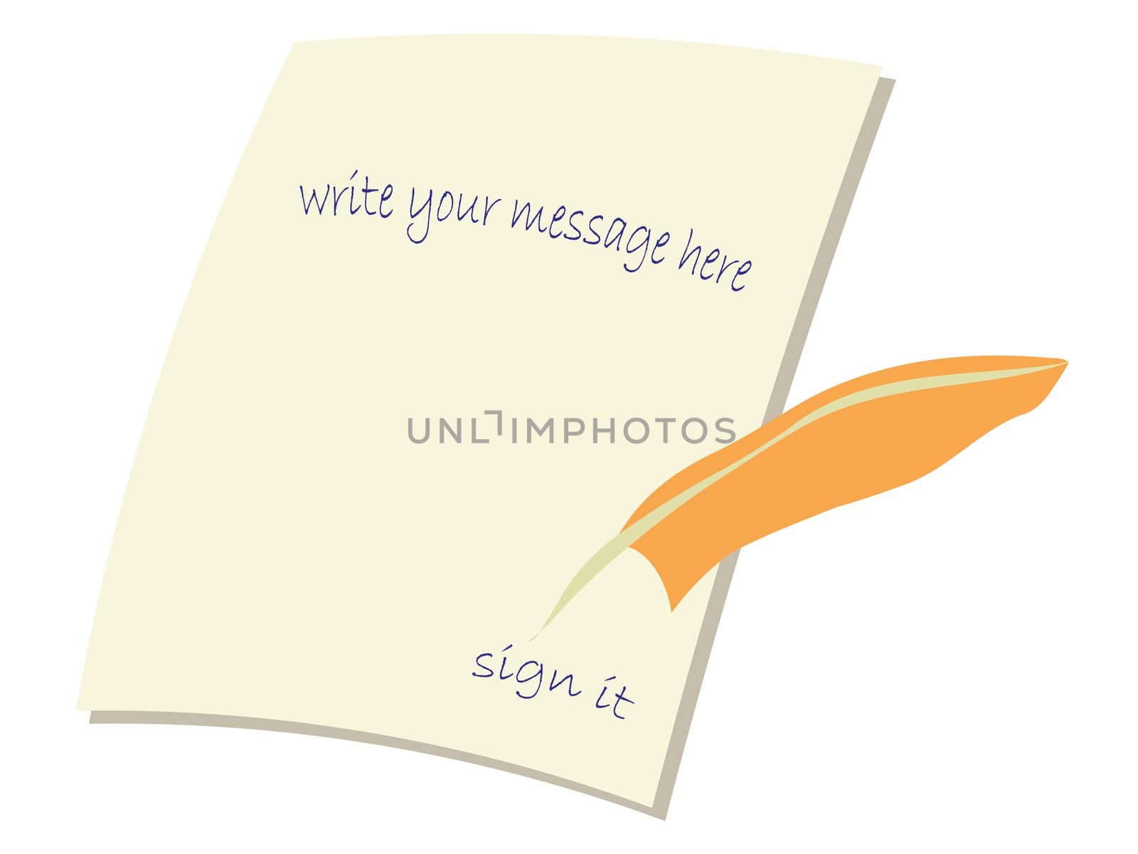 message card illustration by robertosch