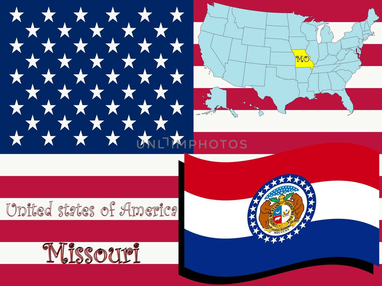 missouri state illustration by robertosch