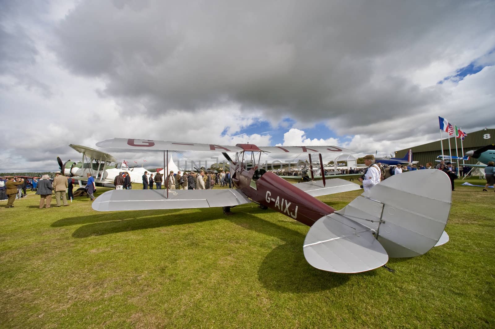 75 Years of the Spitfire celebrated at Goodwood.  Goodwood celebrates its aviation heritage each year at the Revival with some stunning aerial manoeuvres throughout the skies above this former WWII aerodrome.  During the 1940s, RAF Westhampnett (as it was known then ) was one of the RAF?s most active airfields, a satellite station to Tangmere and a Battle of Britain site.