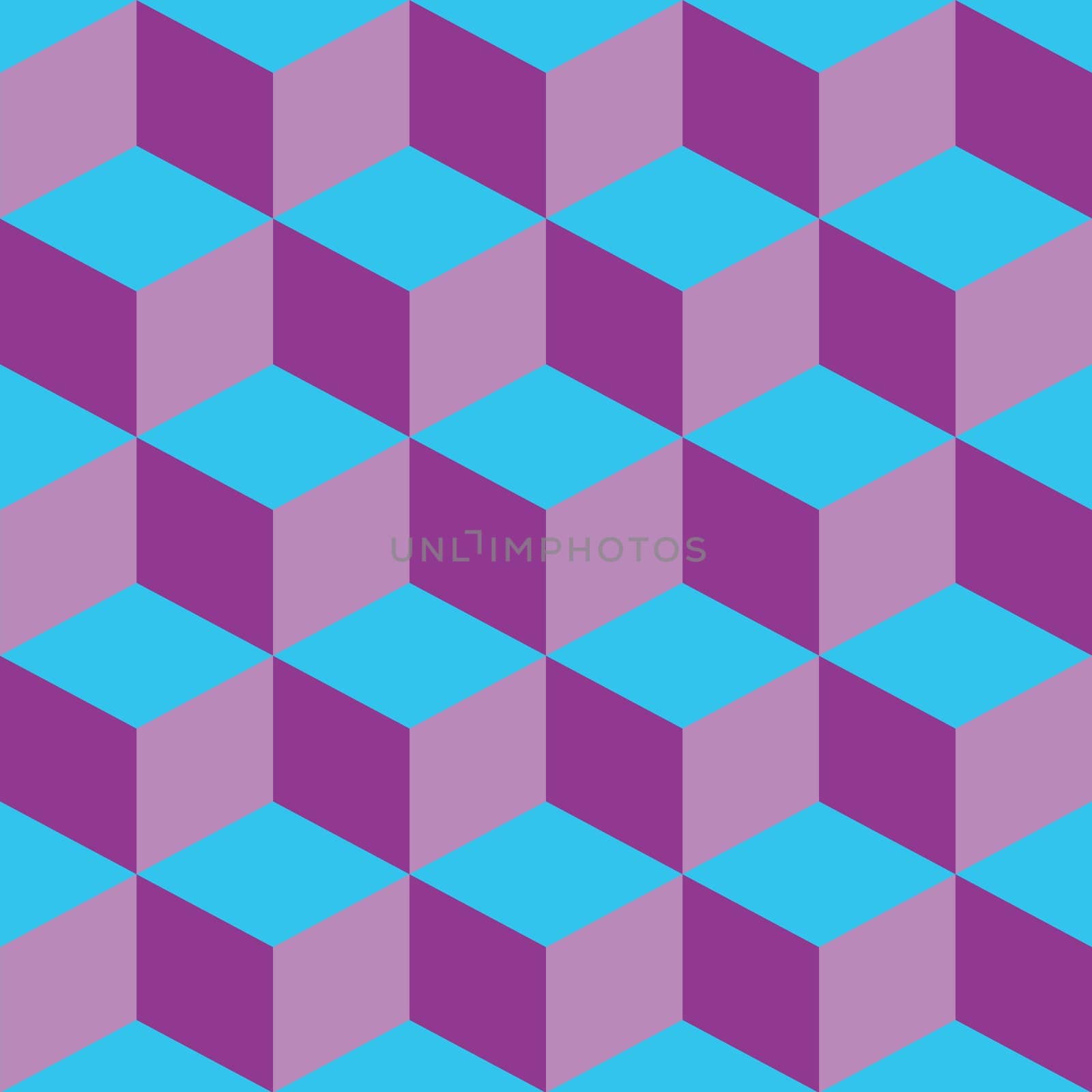 psychedelic pattern mixed purple and blue by robertosch