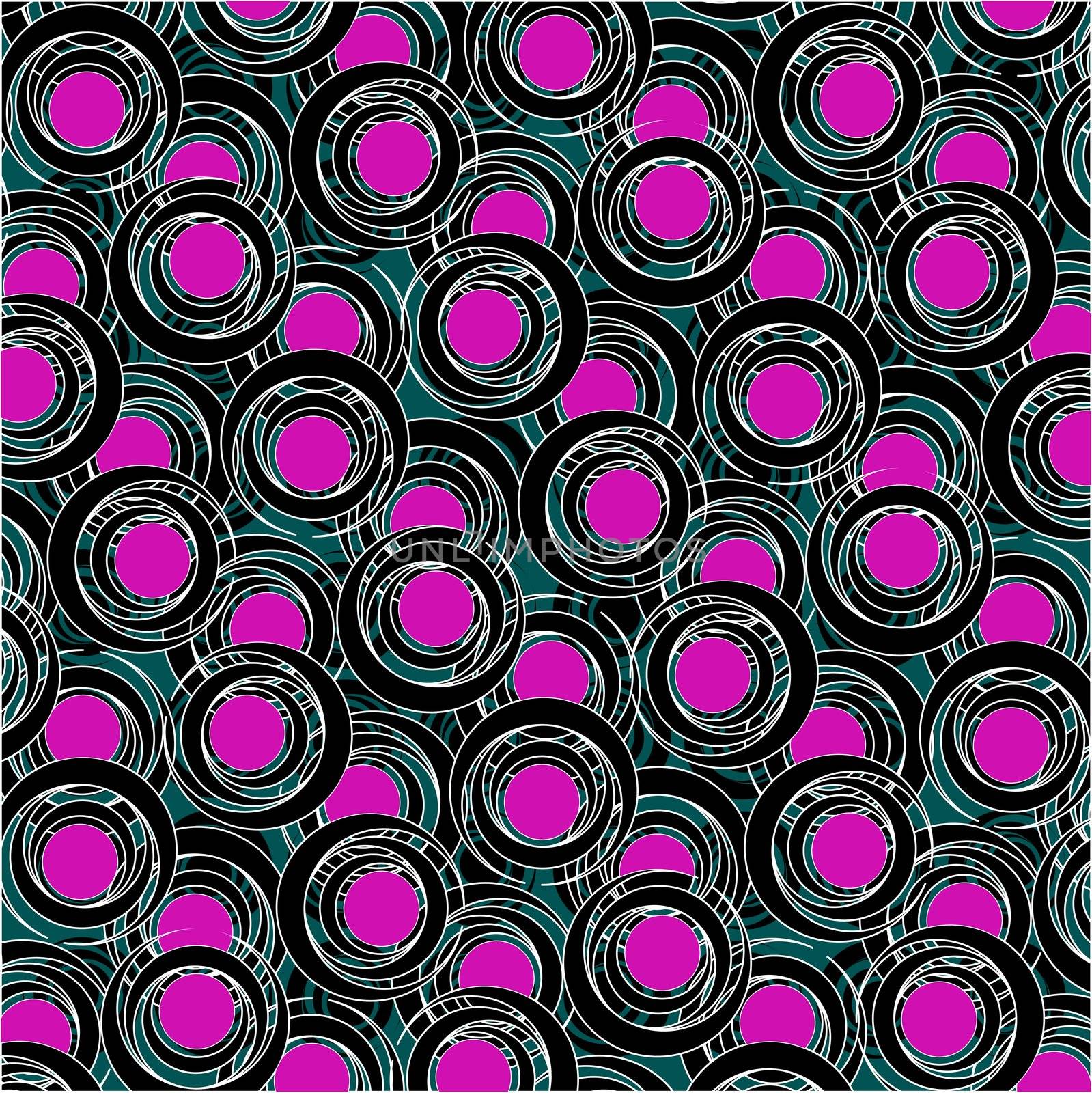 purple and black circle pattern, vector art illustration; more drawings and patterns in my gallery