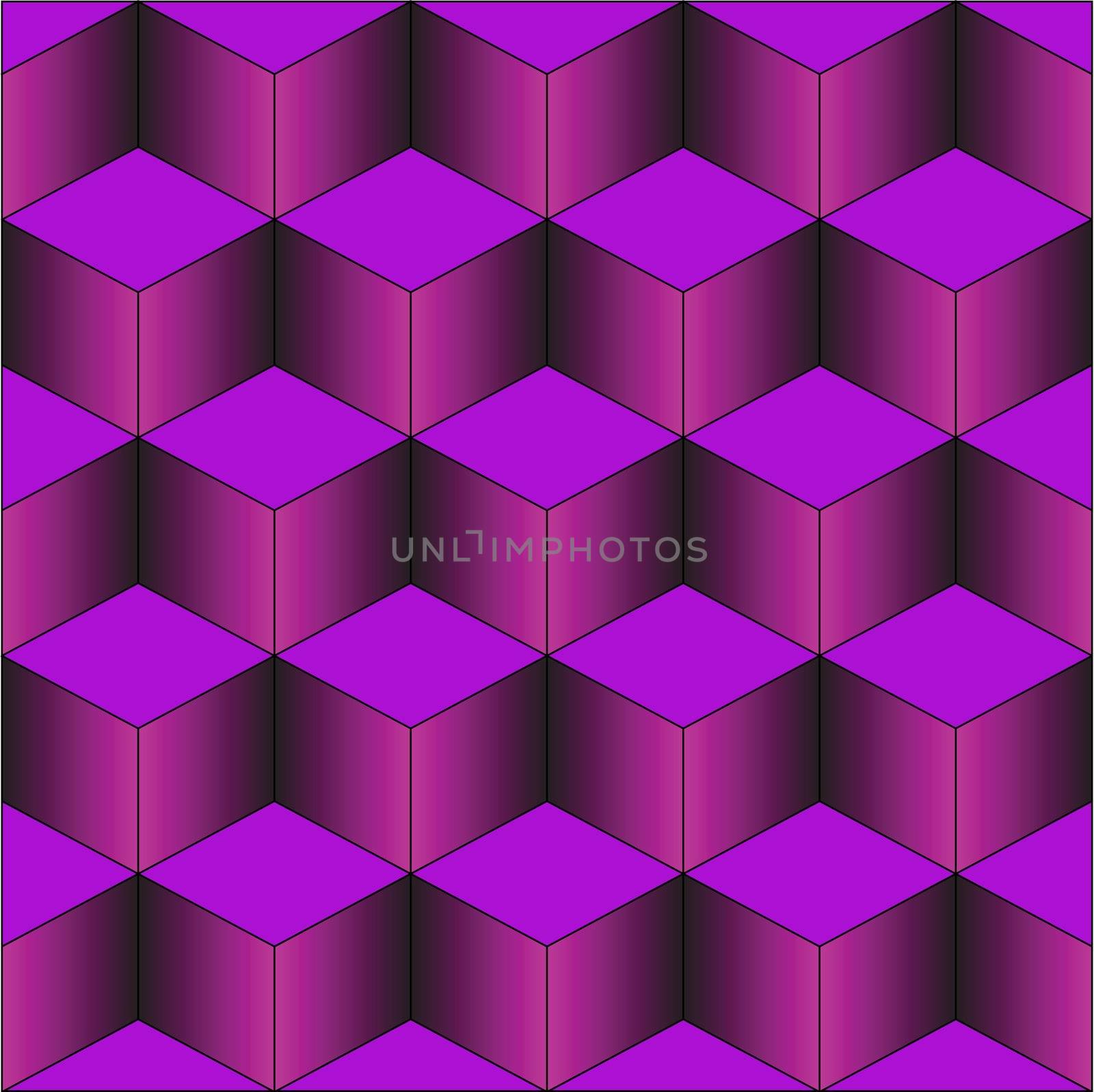 purple stairs, vector art illustration