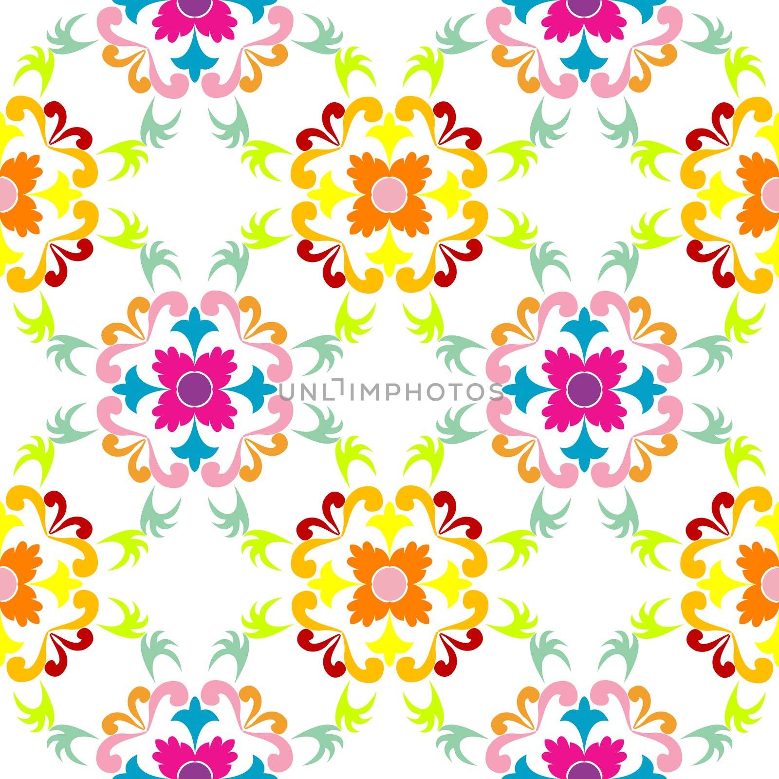 seamless floral pattern 3 by robertosch