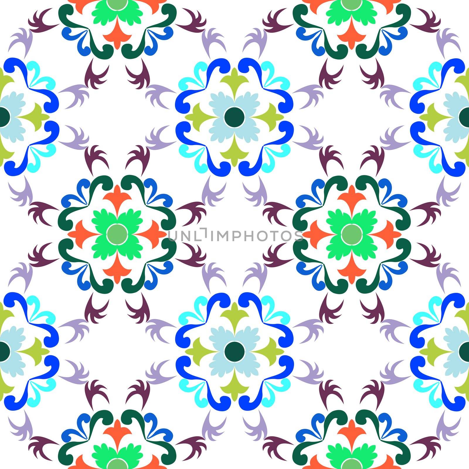 seamless floral pattern 4 by robertosch