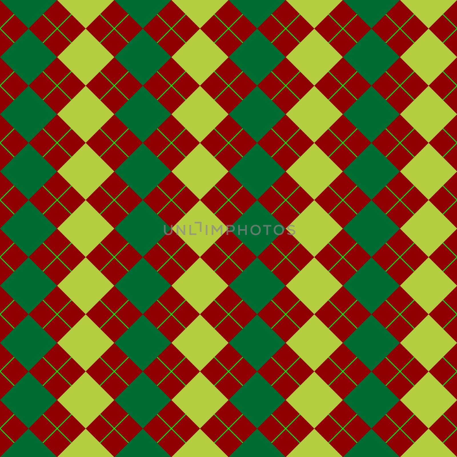 sweater texture mixed green and red, vector art illustration