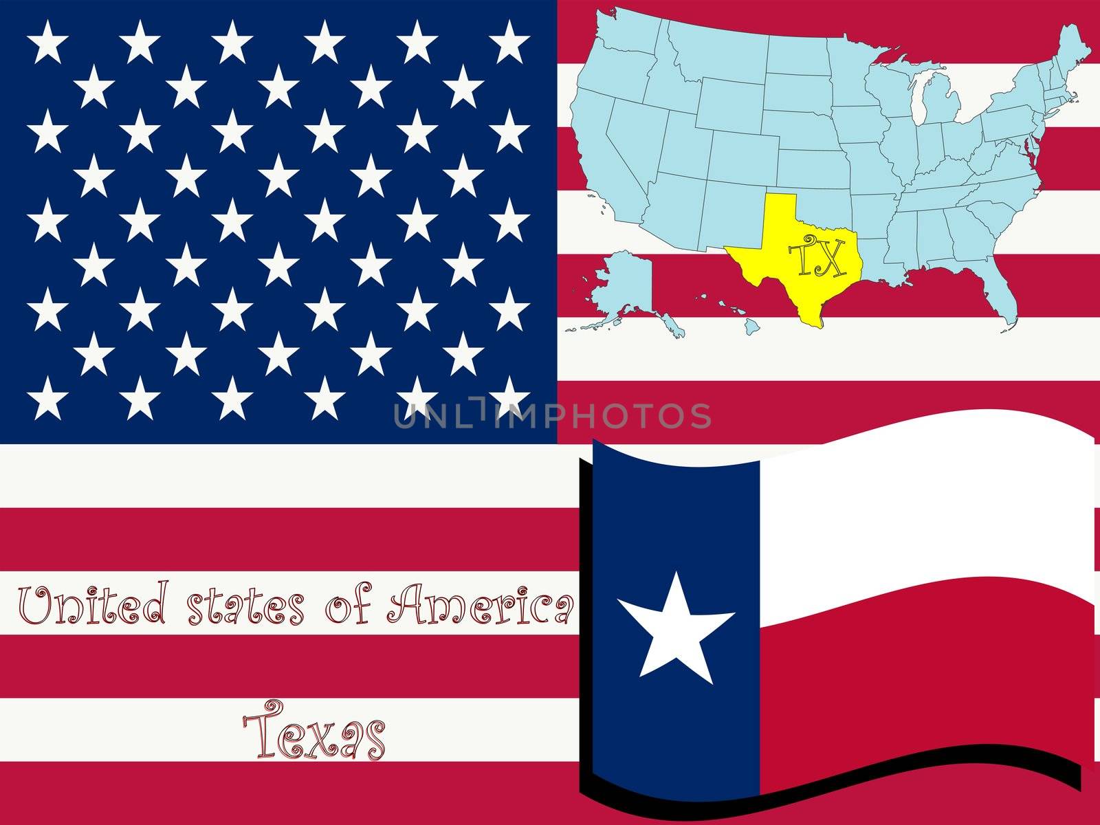 texas state illustration by robertosch