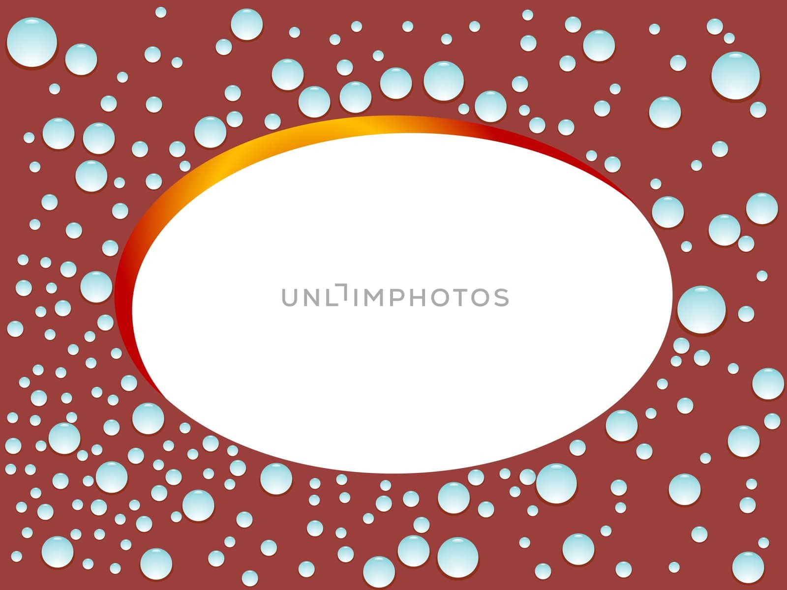 water drops background with space, abstract vector art illustration