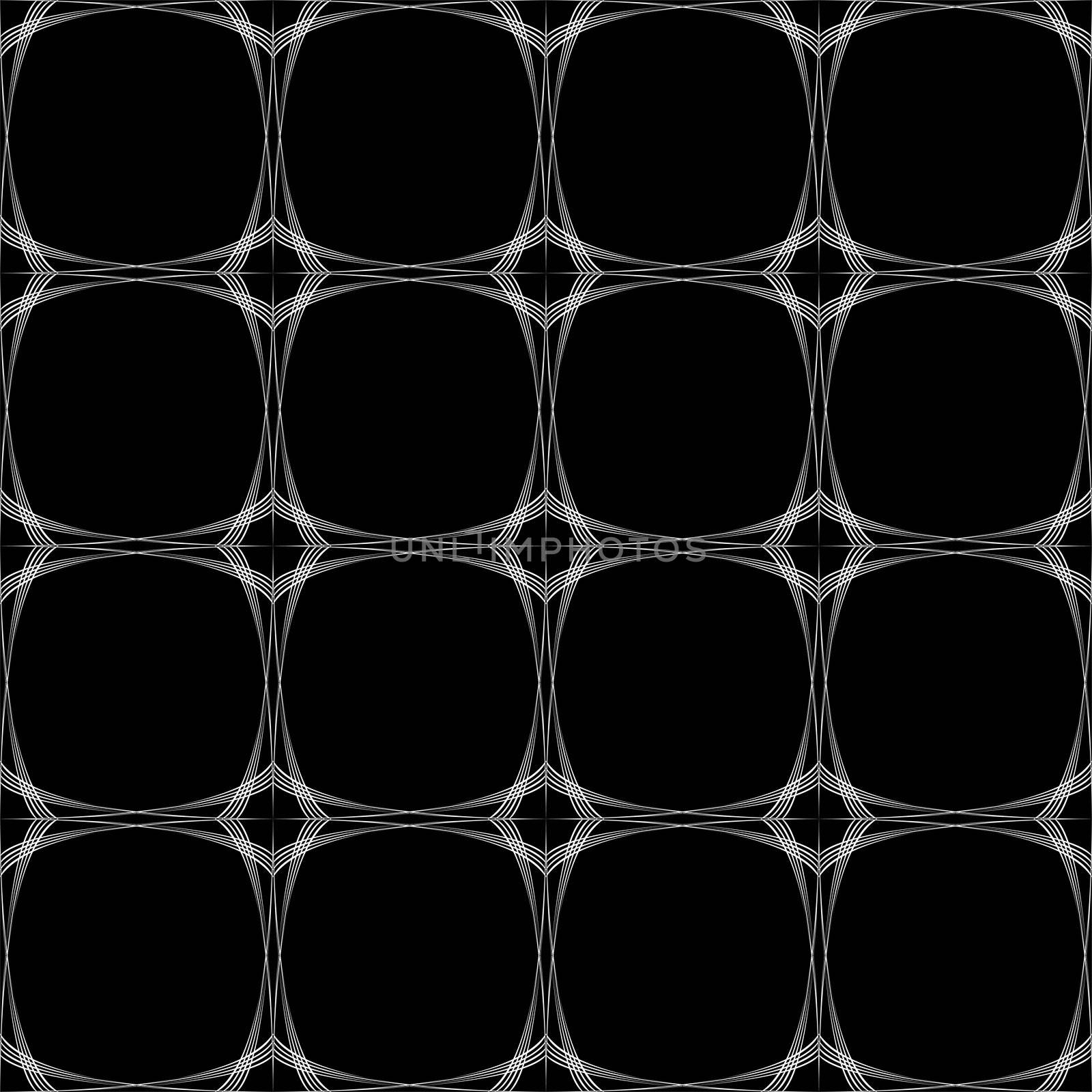 white waves geometric pattern by robertosch