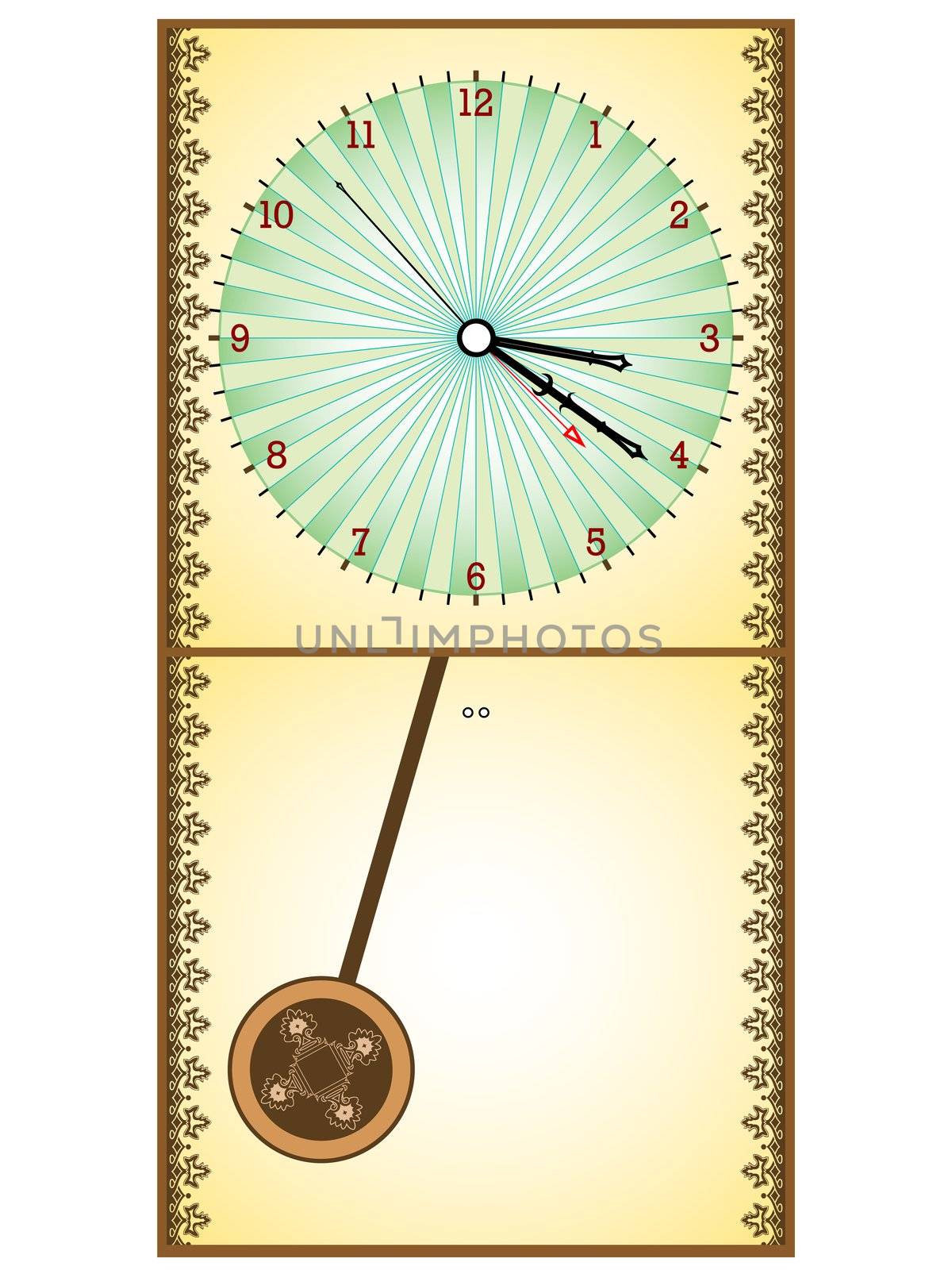 wooden pendule clock by robertosch