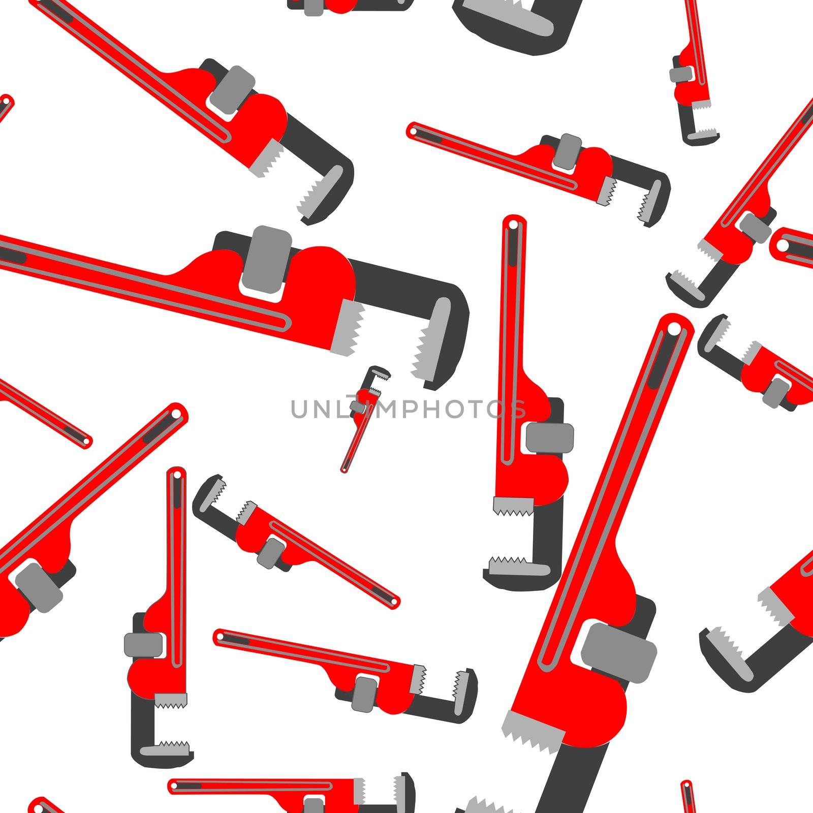 wrench pipe seamless pattern by robertosch