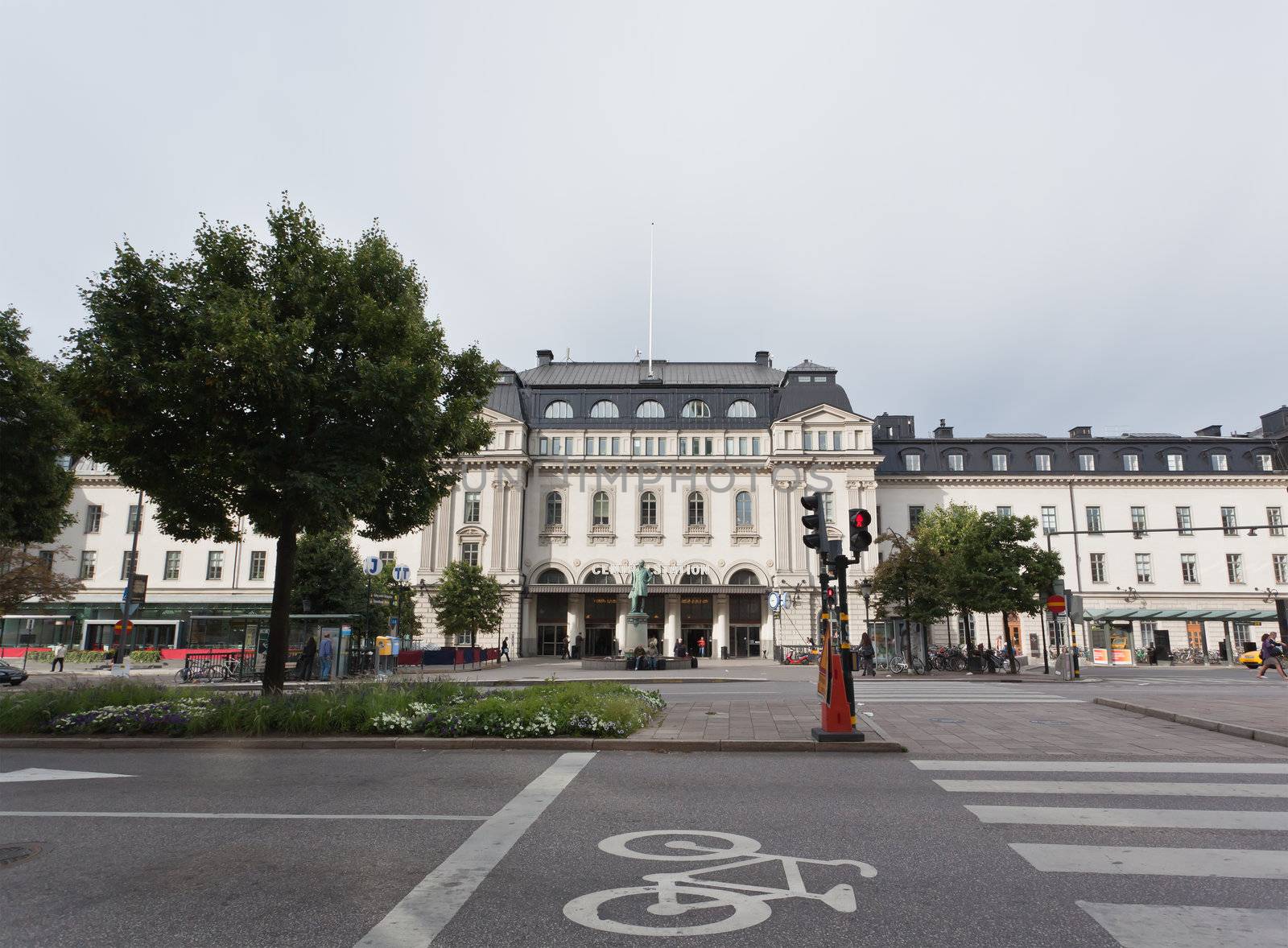 The central train station of Stockholm, Sweden