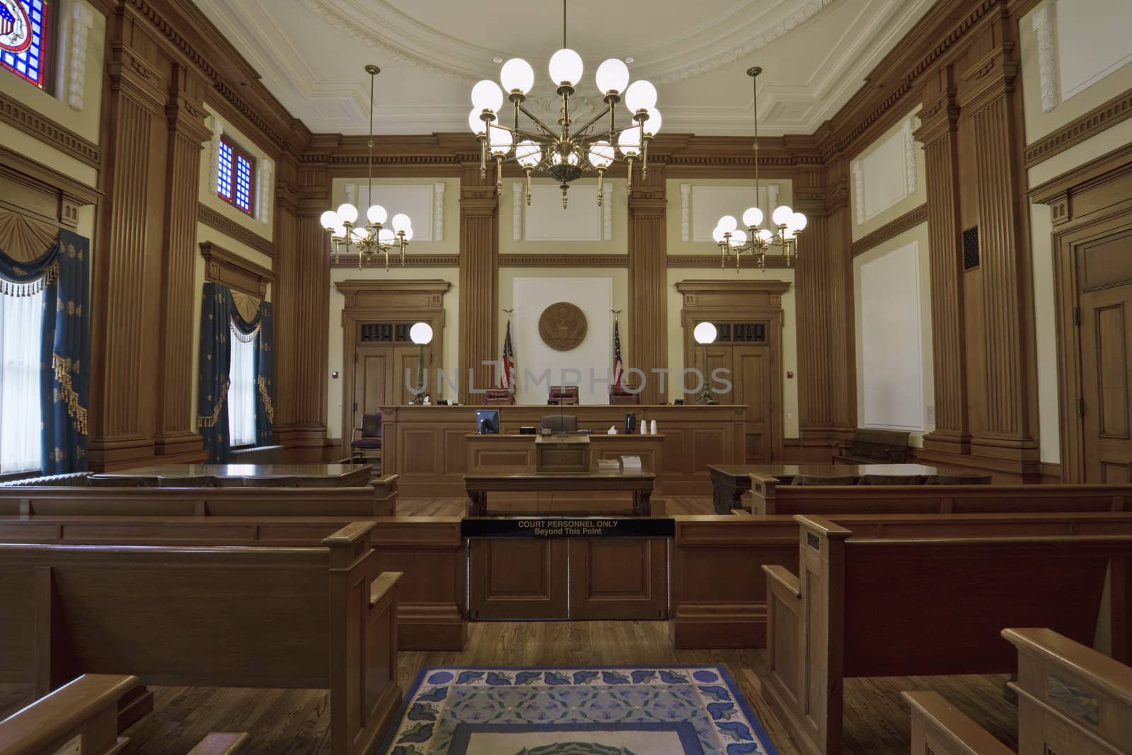 Historic Building Courtroom 3 by Davidgn