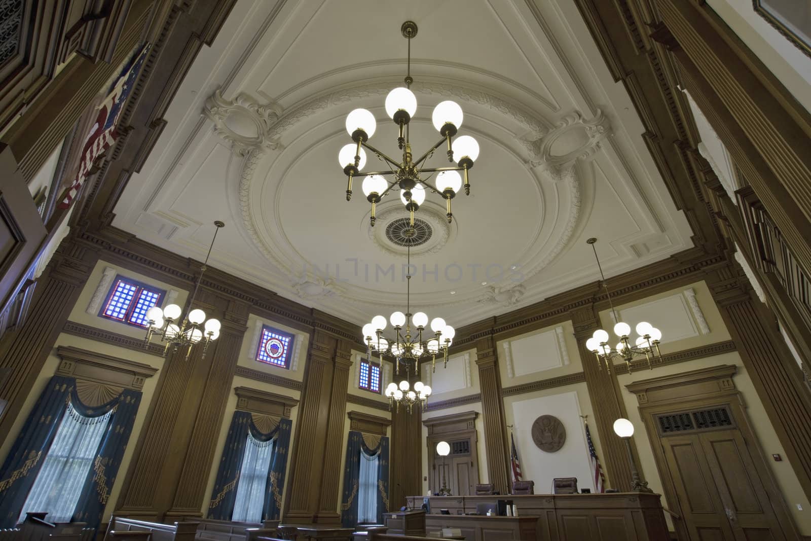 Historic Building Courtroom 4 by Davidgn