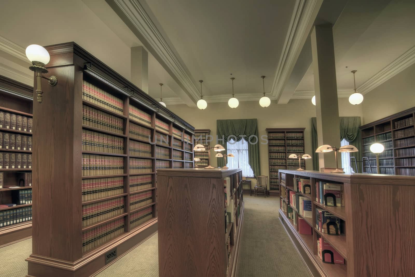 Law LIbrary in Court House 2 by Davidgn