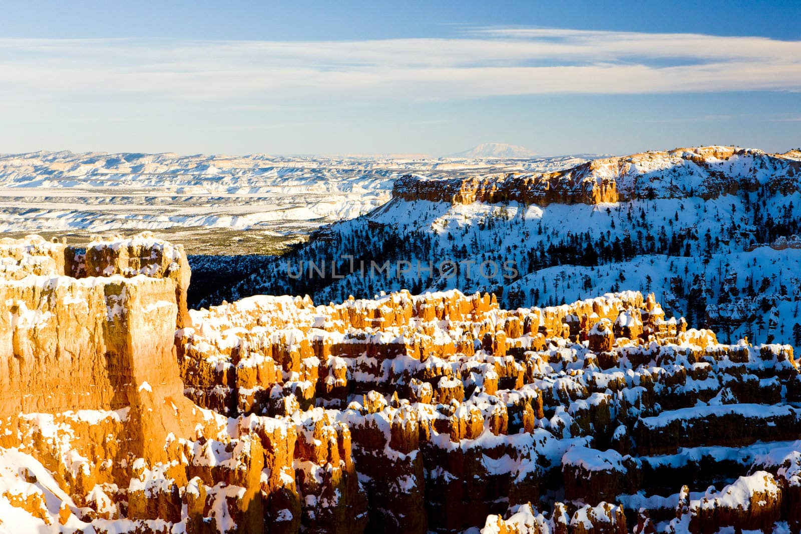 Bryce Canyon National Park in winter, Utah, USA