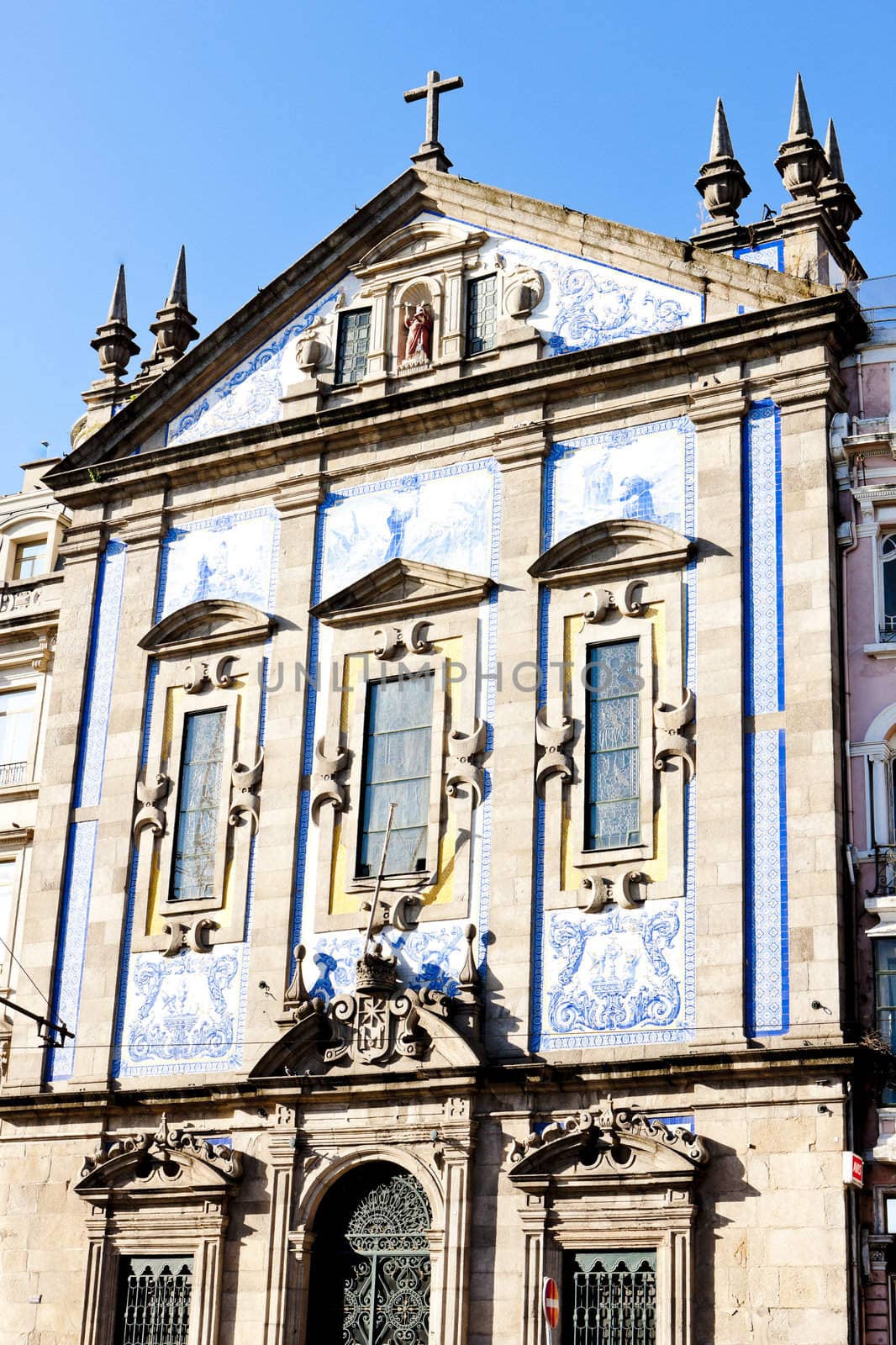 church with azulejos (tiles), Porto, Douro Province, Portugal