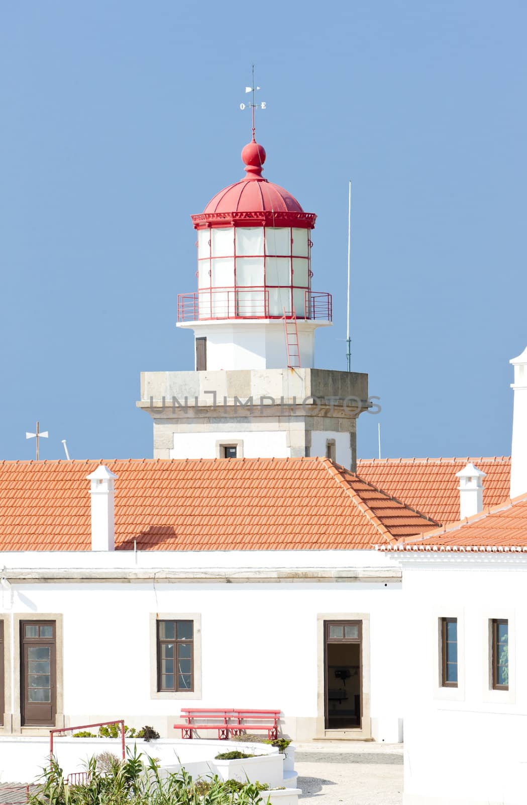 lighthouse at Cabo Mondego, Portugal