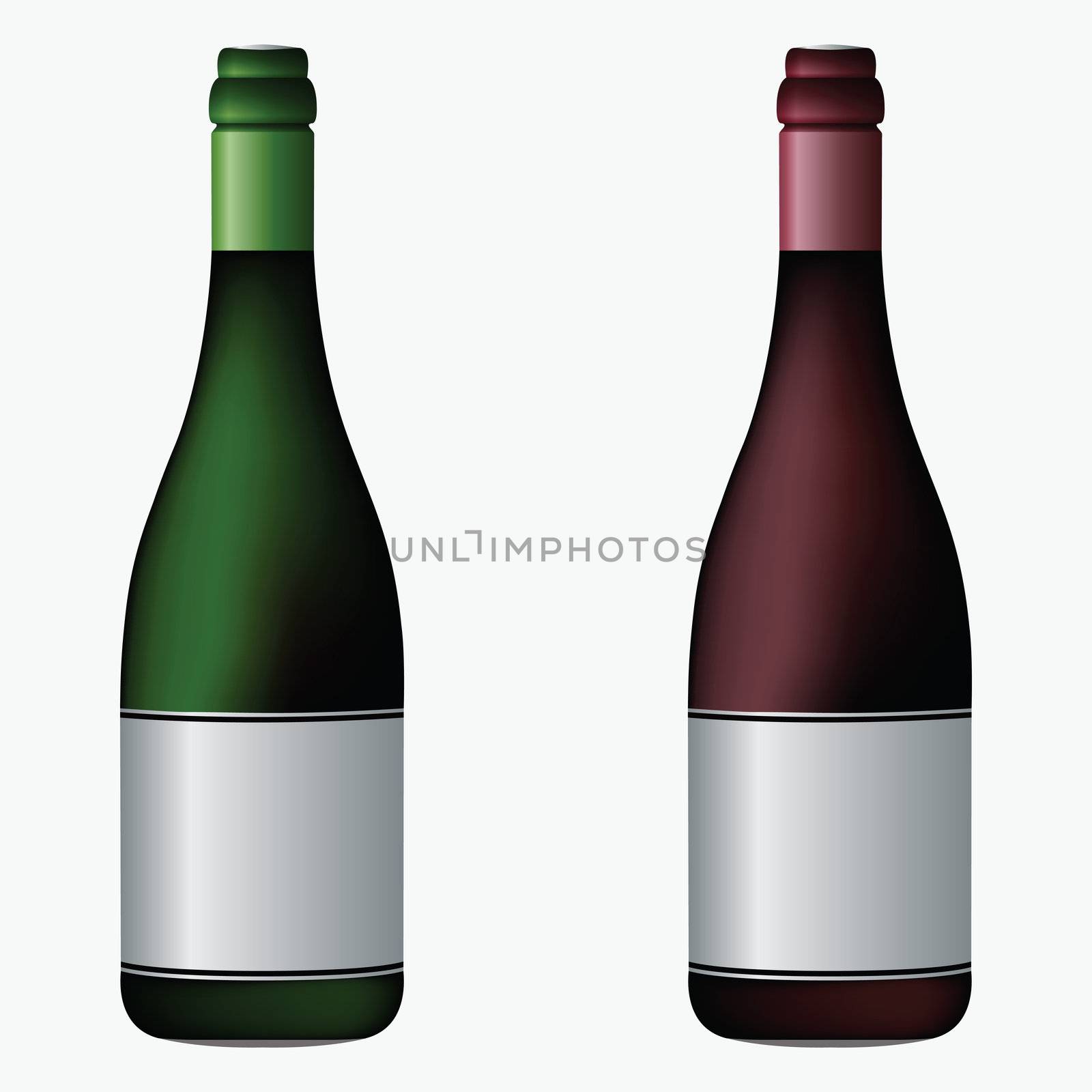 wine bottles by robertosch