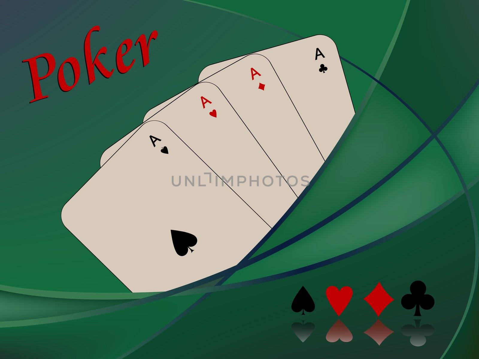 poker cards composition by robertosch