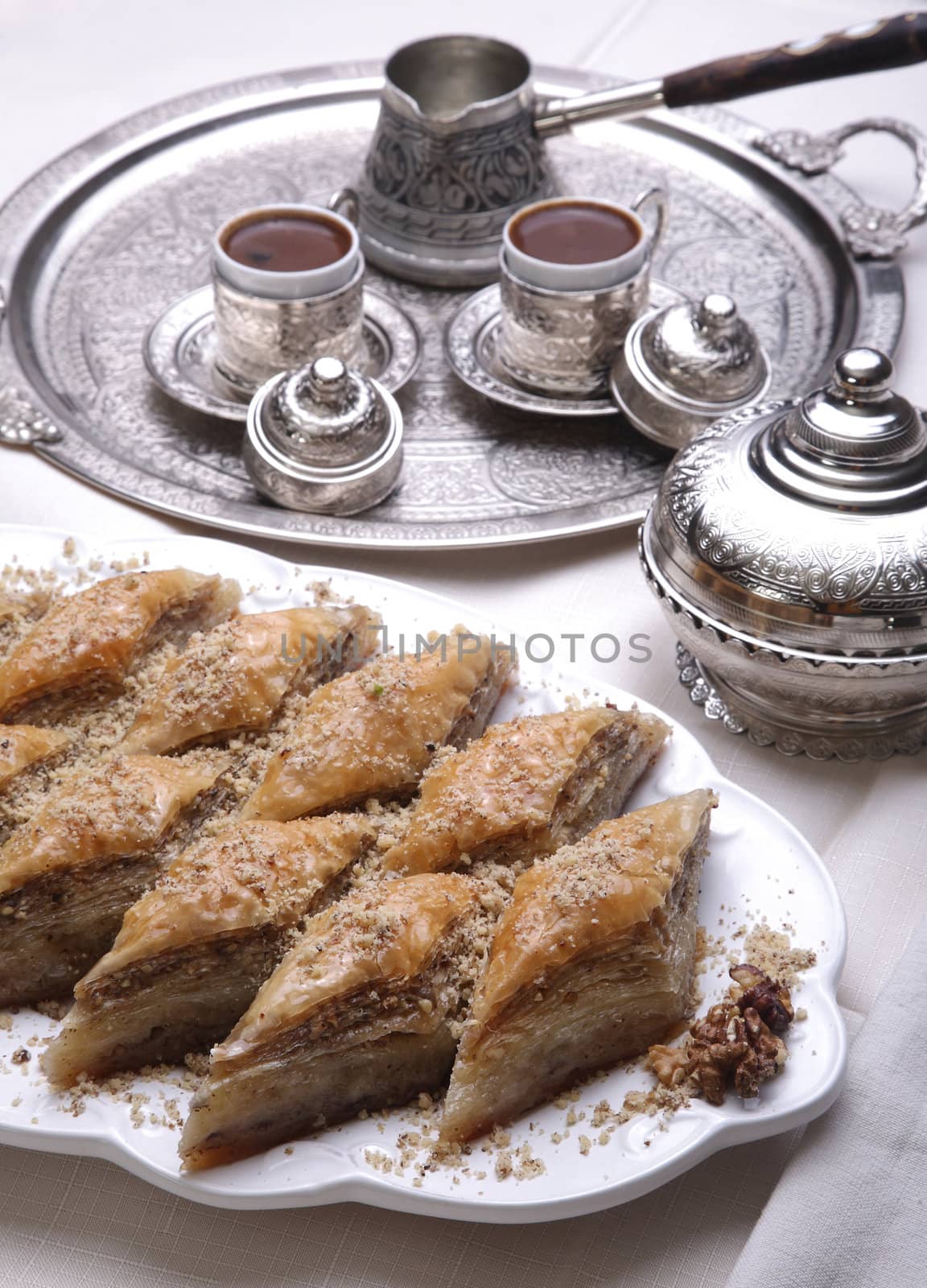 Ramadan dessert: Baklava and turkish coffee