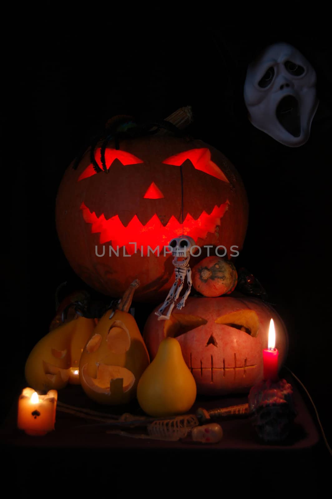 Spooky Halloween pumpkin